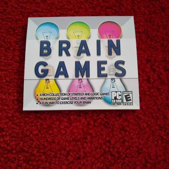 Vintage y2k Brain Games puzzles, logic, strategy CD - Picture 1 of 4
